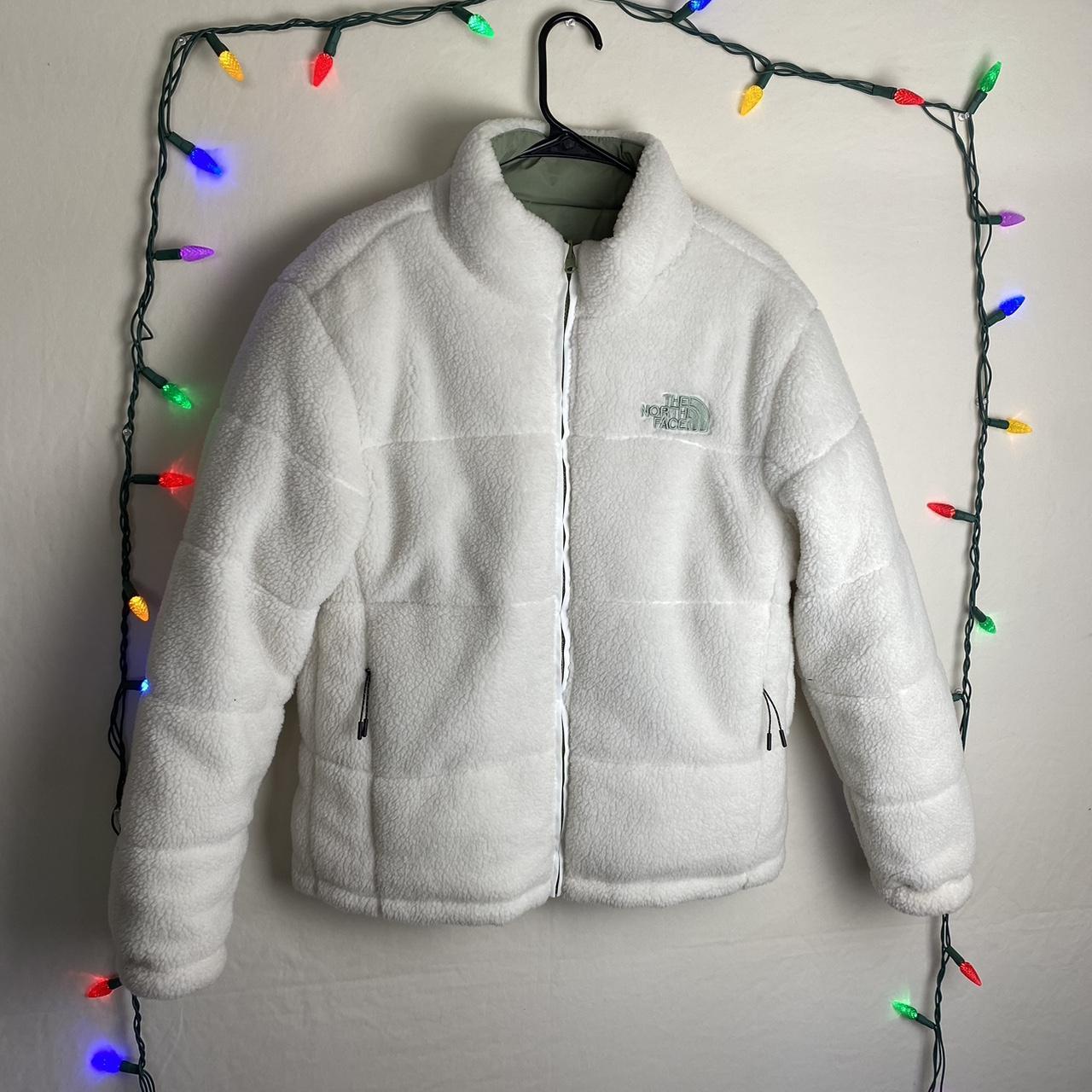 The North Face Women's White and Green Jacket