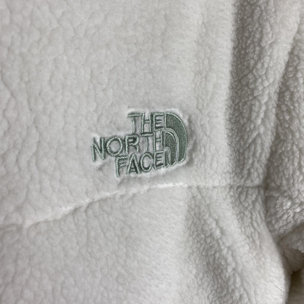 The North Face Women's White and Green Jacket (2)