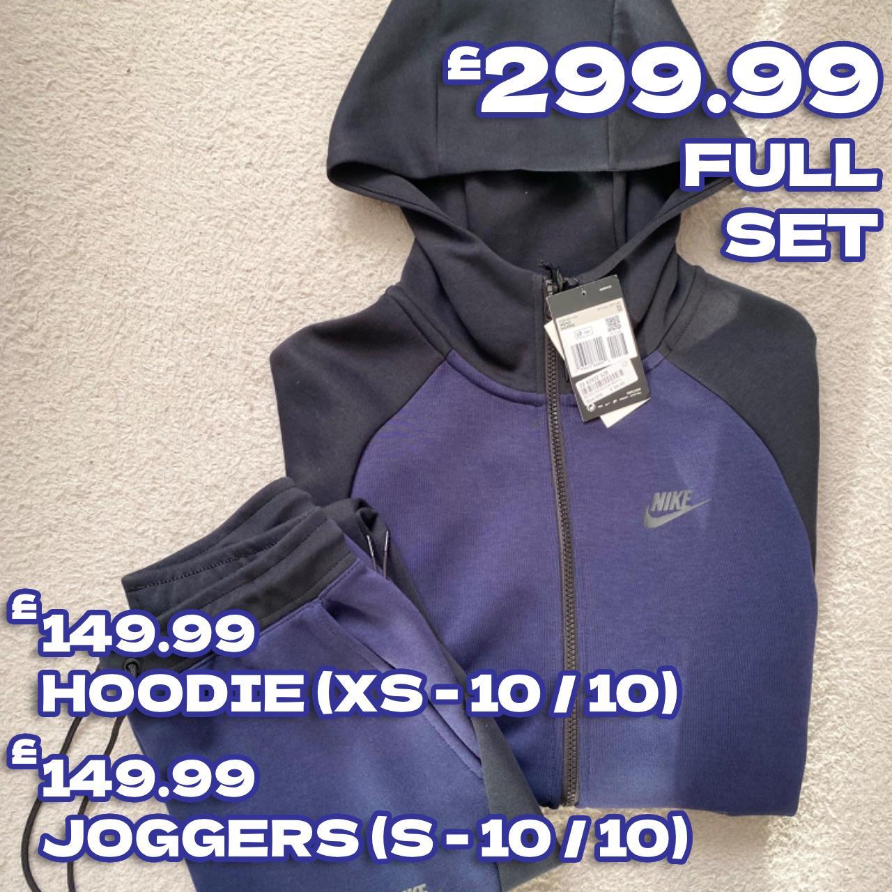 old season nike tech fleece navy