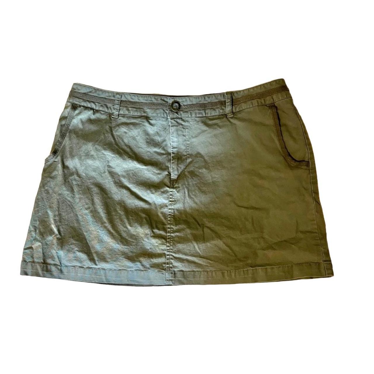 Dockers Women's Khaki and Green Skirt