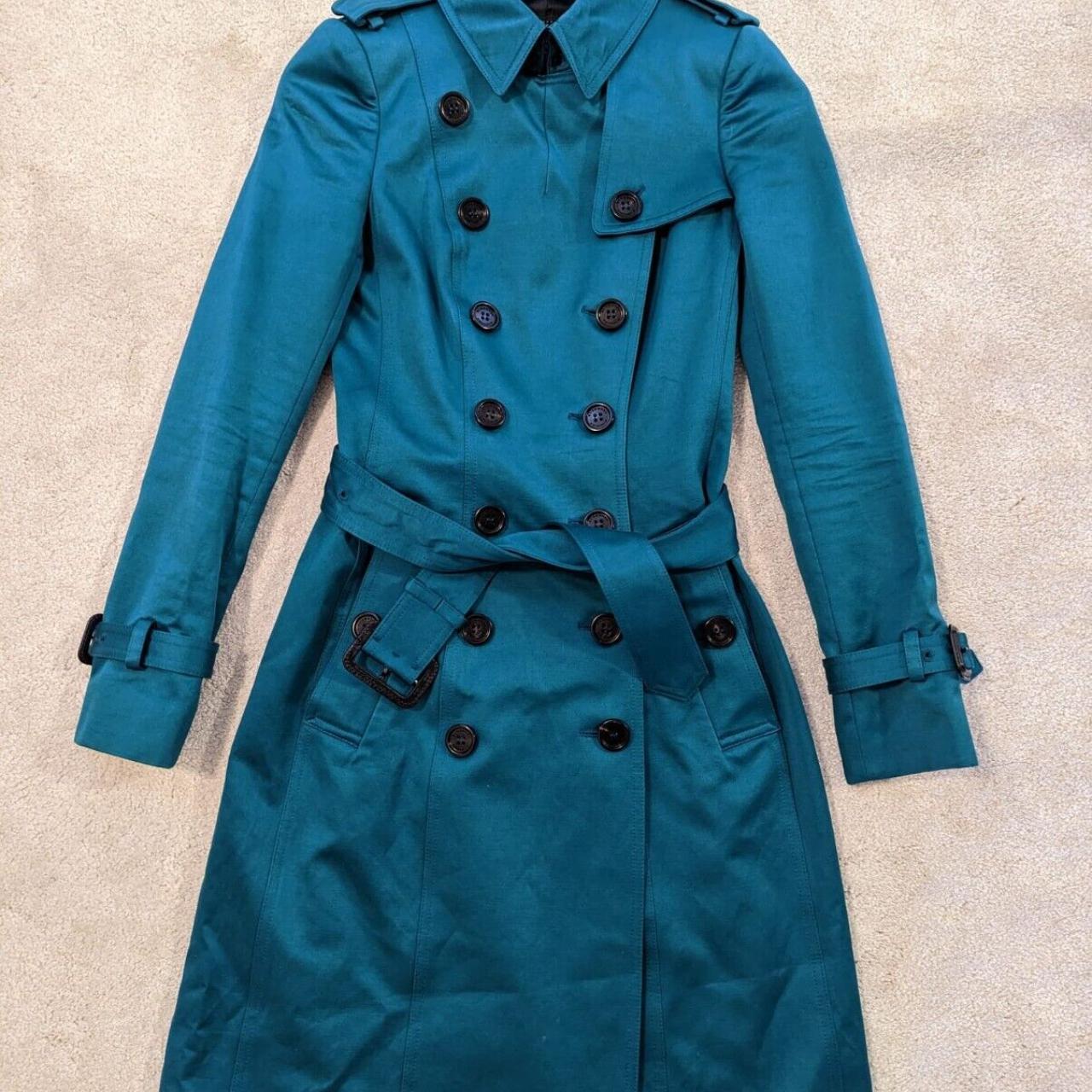 Burberry prorsum cotton sateen trench coat hotsell