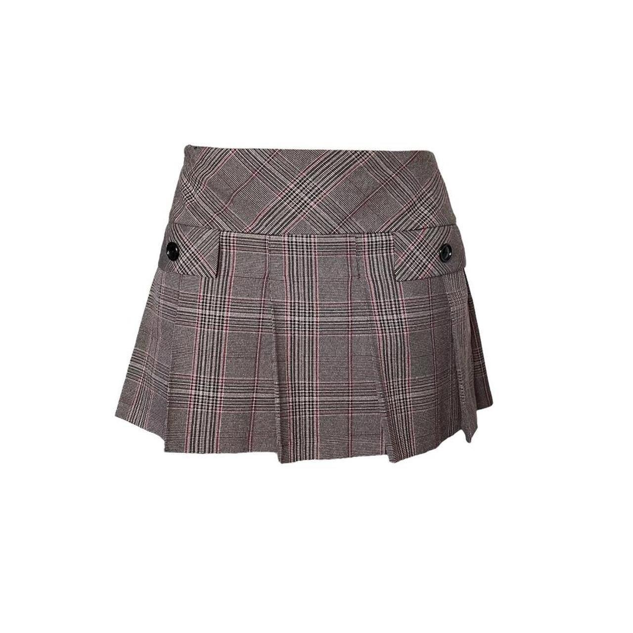 Oasis red tartan outlet skirt