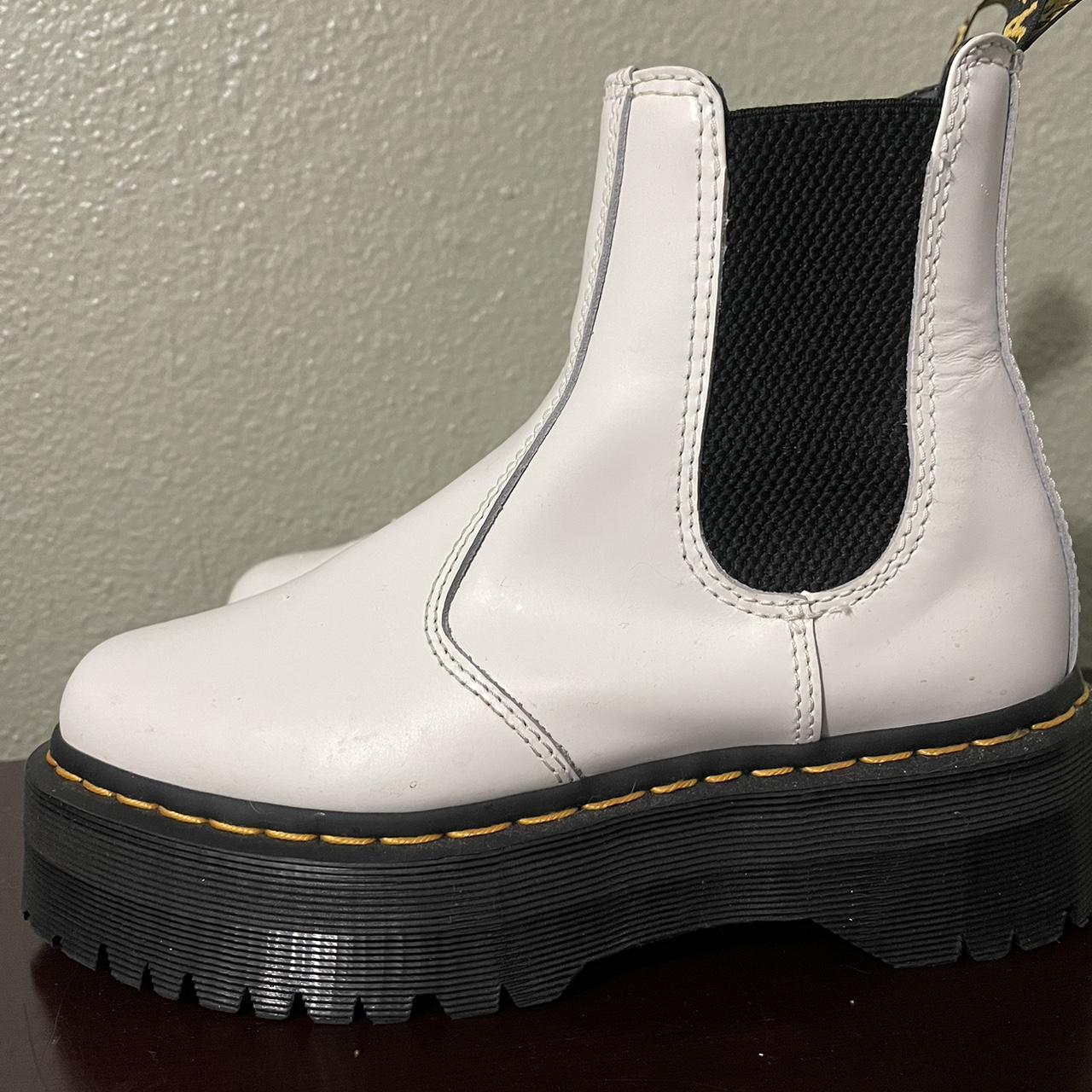 full white doc martens
