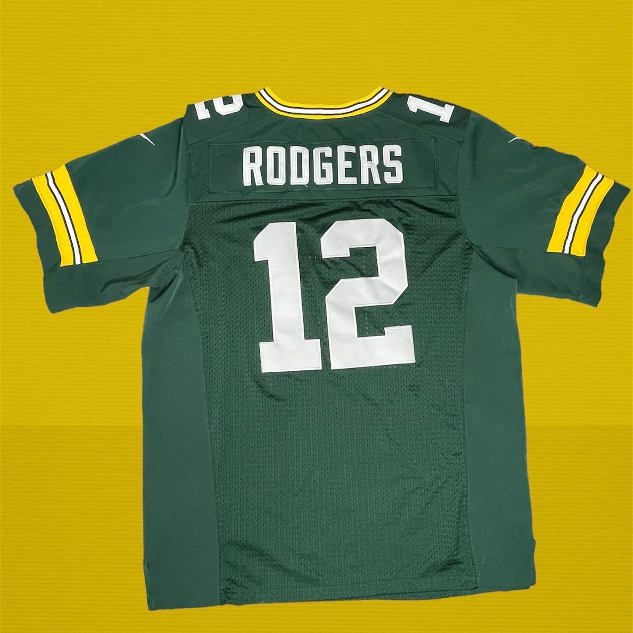 Aaron Rodgers Jersey #12 Green Bay Packers NFL - Depop