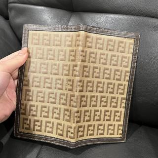 F is Fendi Wallet on Chain. Zucca Embossed - Depop