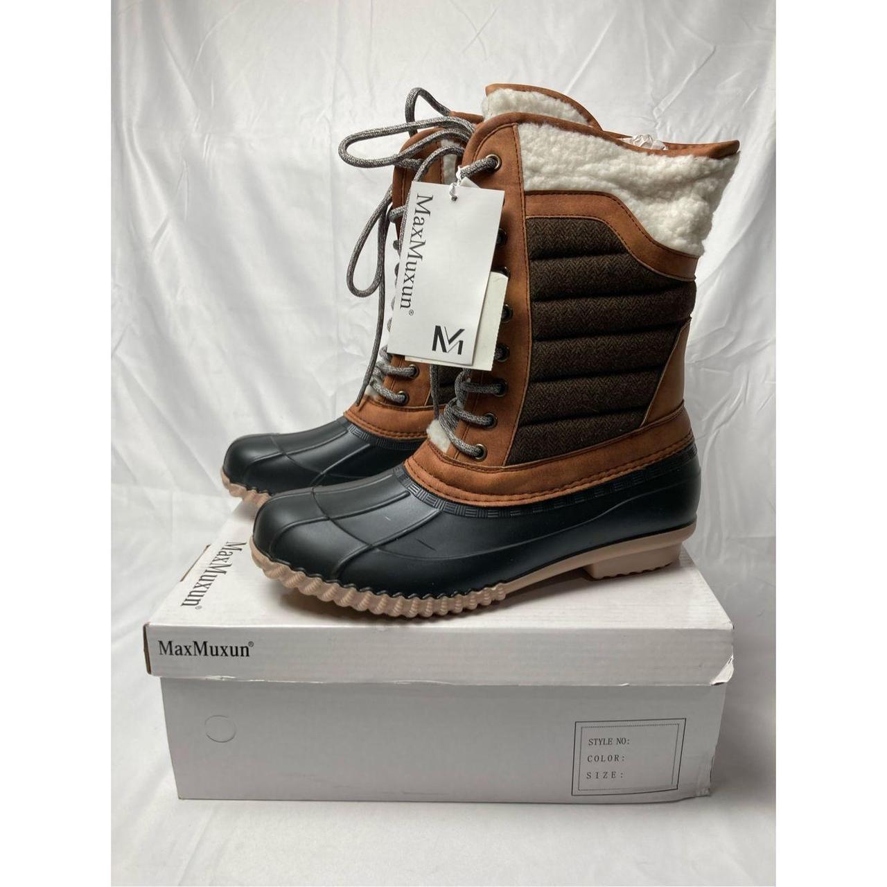 MaxMuxun Women s Duck Boots Waterproof Insulated. Depop