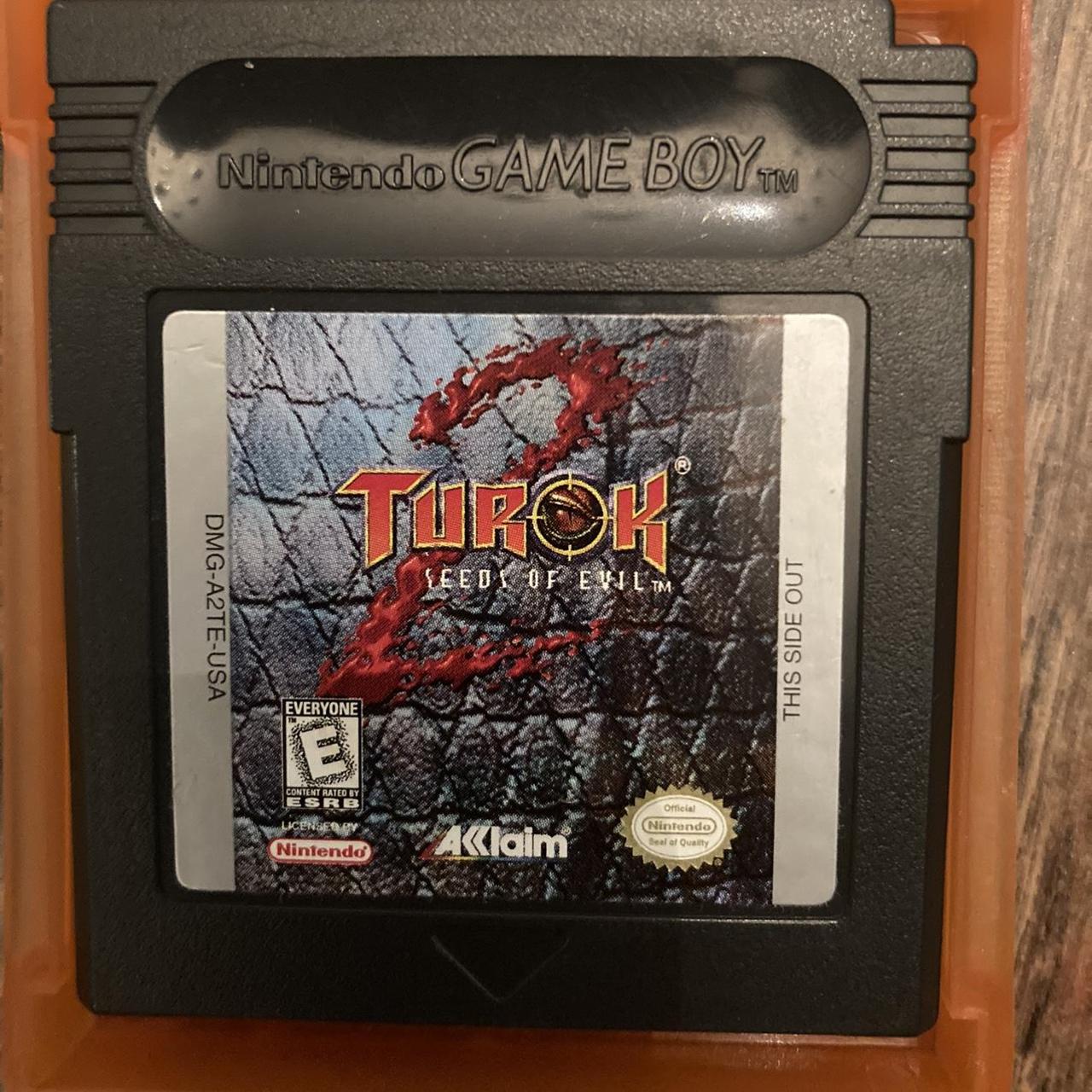 Turok 2: Seeds Of Evil Nintendo Gameboy Color Gbc - Depop