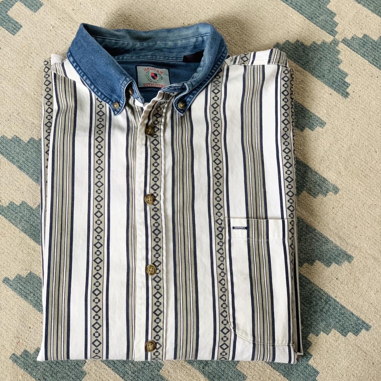 90’s American Vintage Halifax Outfitters Button... Depop