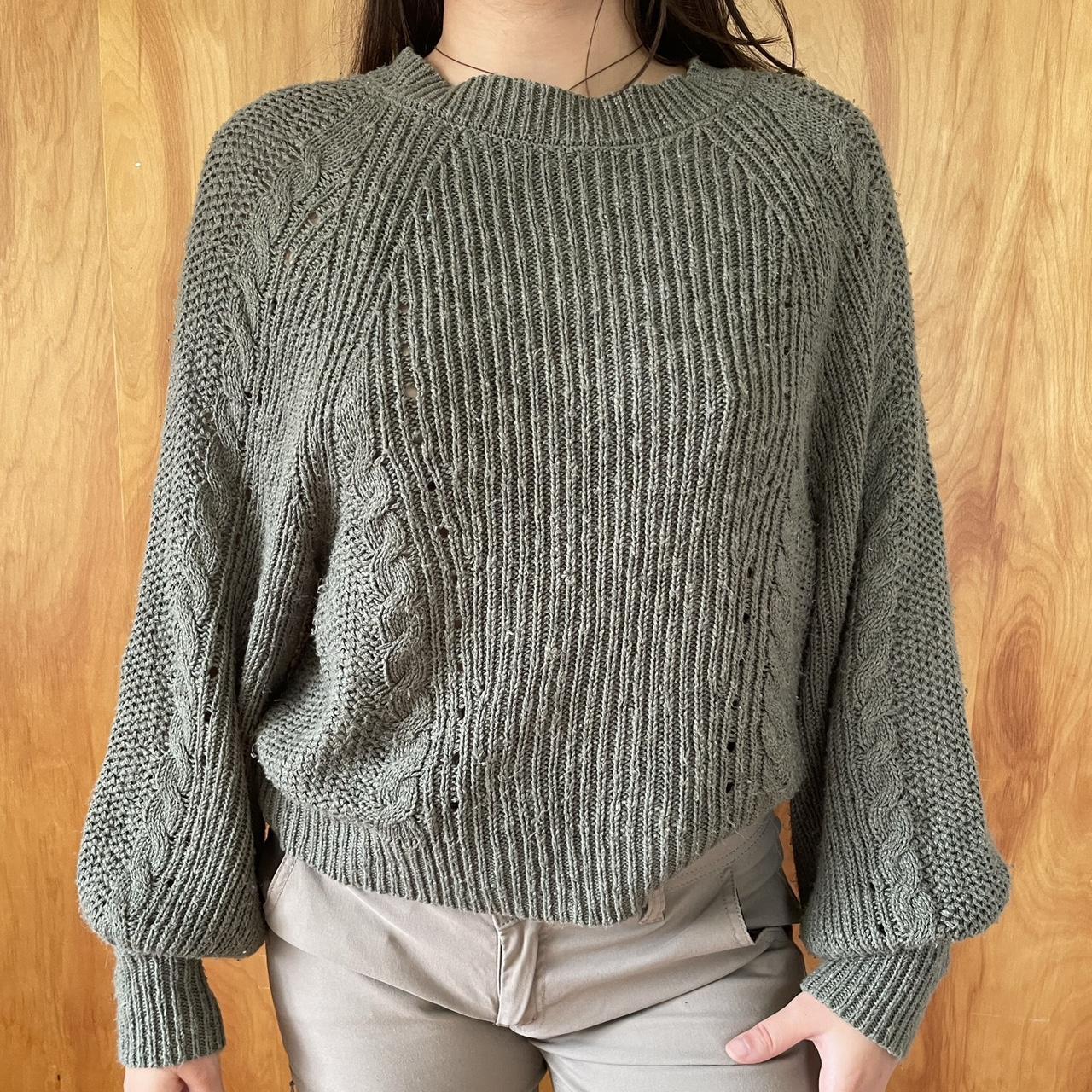 American eagle green outlet sweater