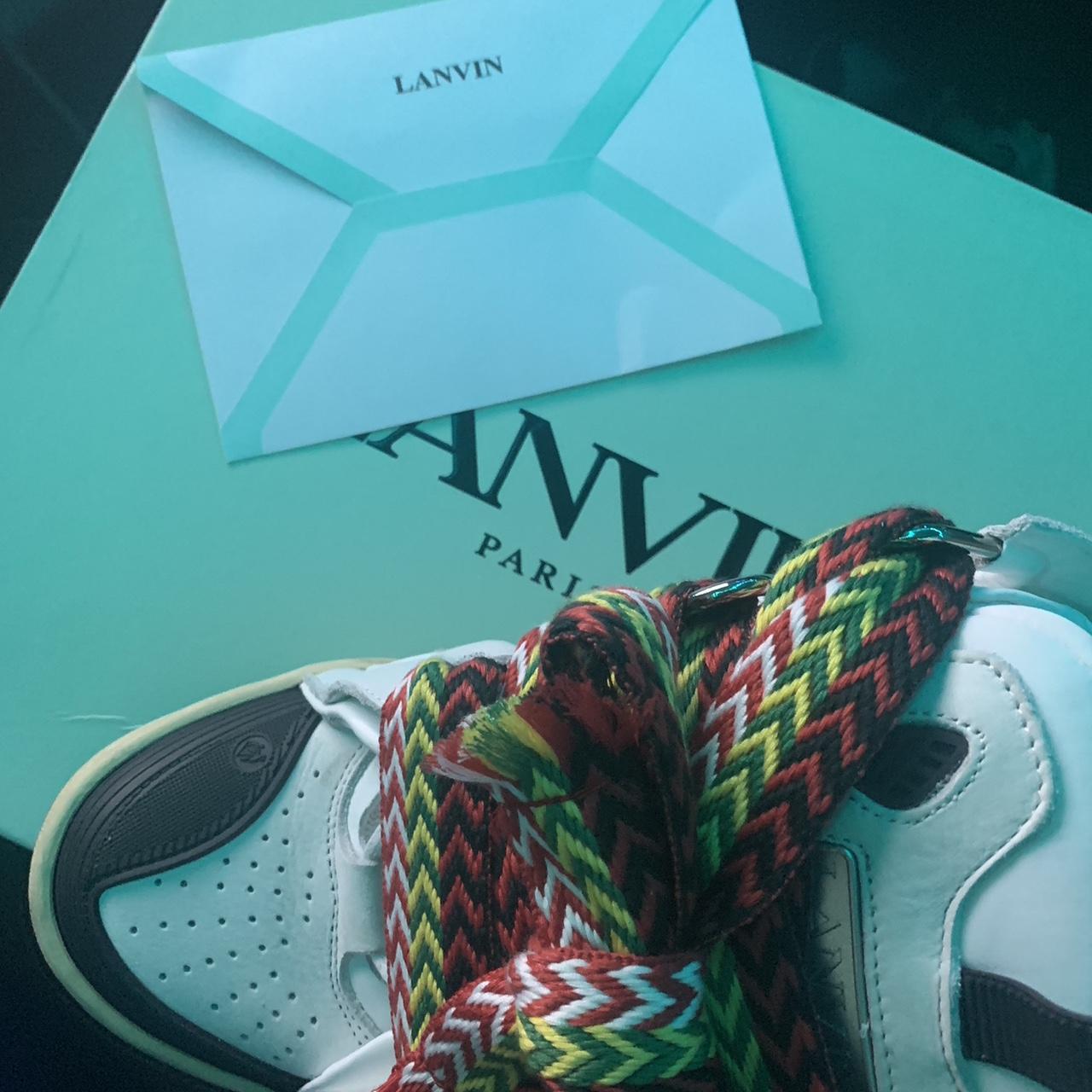 Lanvin Curb “ White Ivory” Shoes Size 10 Eu 43 DM... - Depop