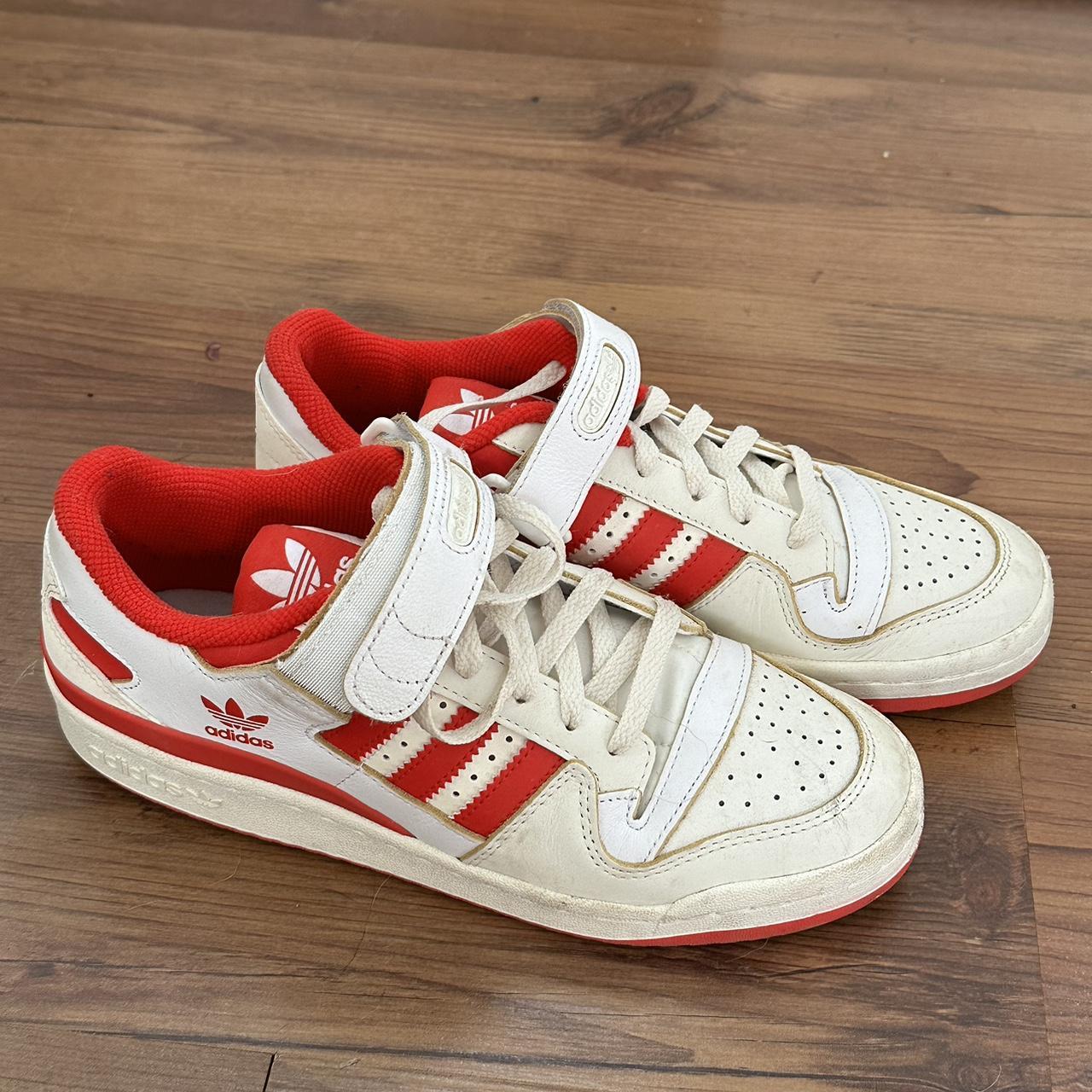 Adidas Forum Low Red Women’s size 9 Men’s size... - Depop