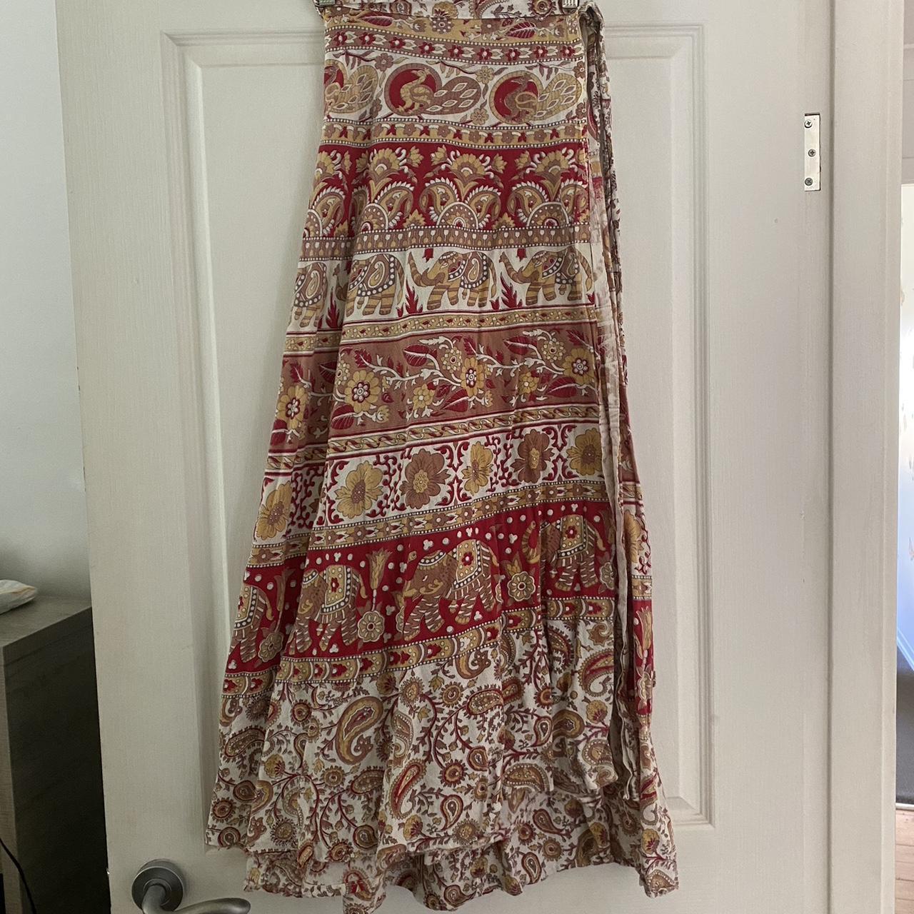 Tree of Life Wrap skirt Beautiful fabric. Could... Depop