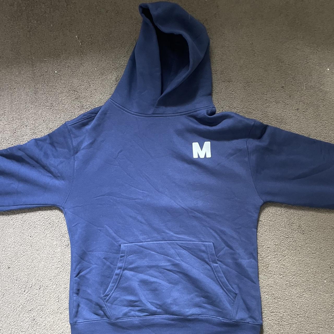 Mr motions navy hoodie. Only worn twice, too big for... Depop
