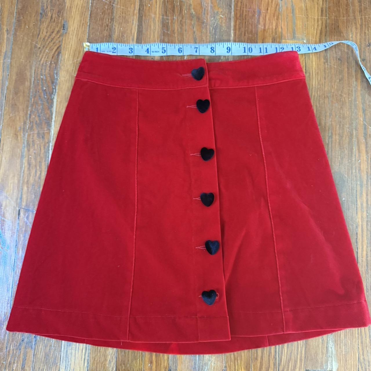 Lazy Oaf Women's Skirt - Red/Black - 2 – Lazy Oaf… - image 2