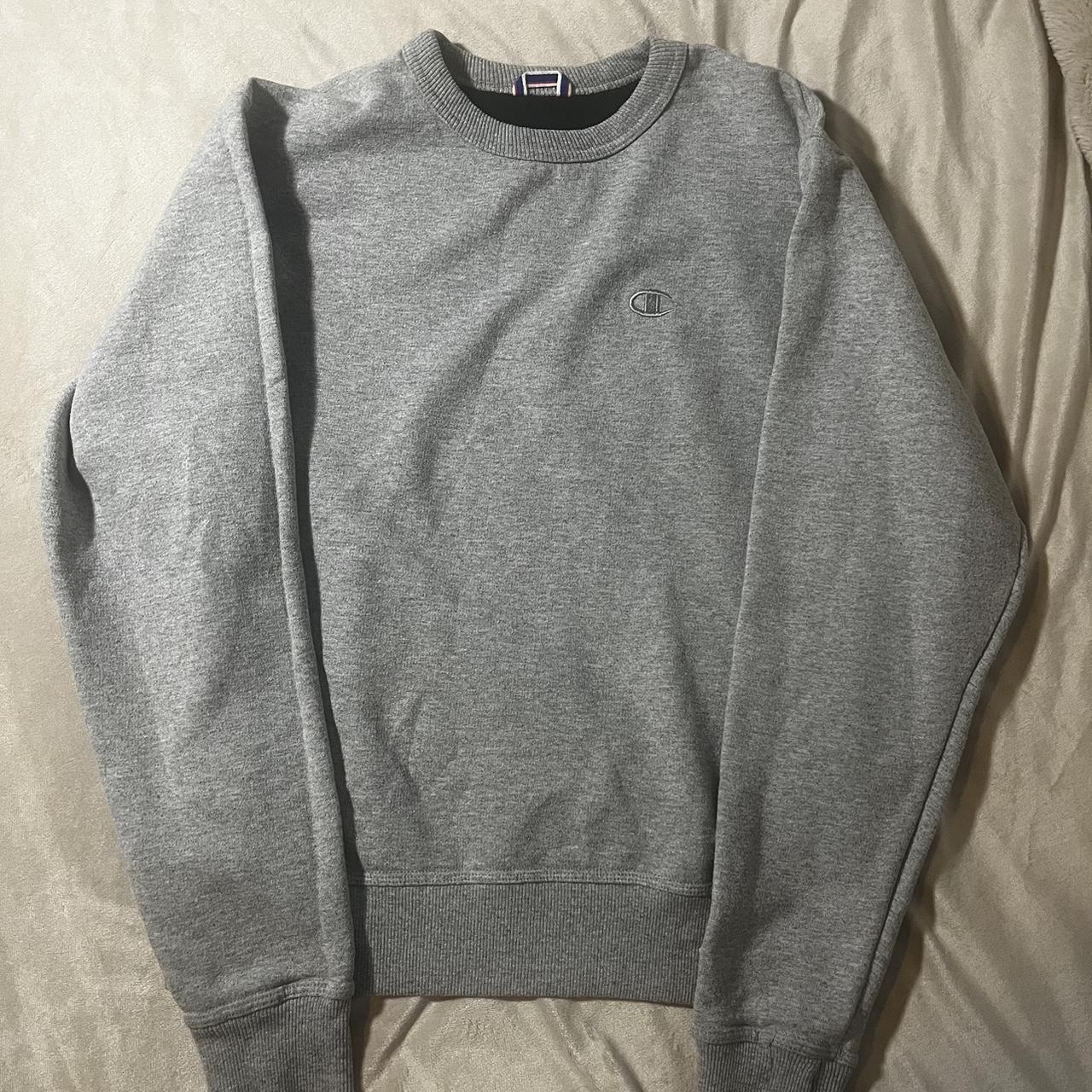 Dark grey hot sale champion crewneck