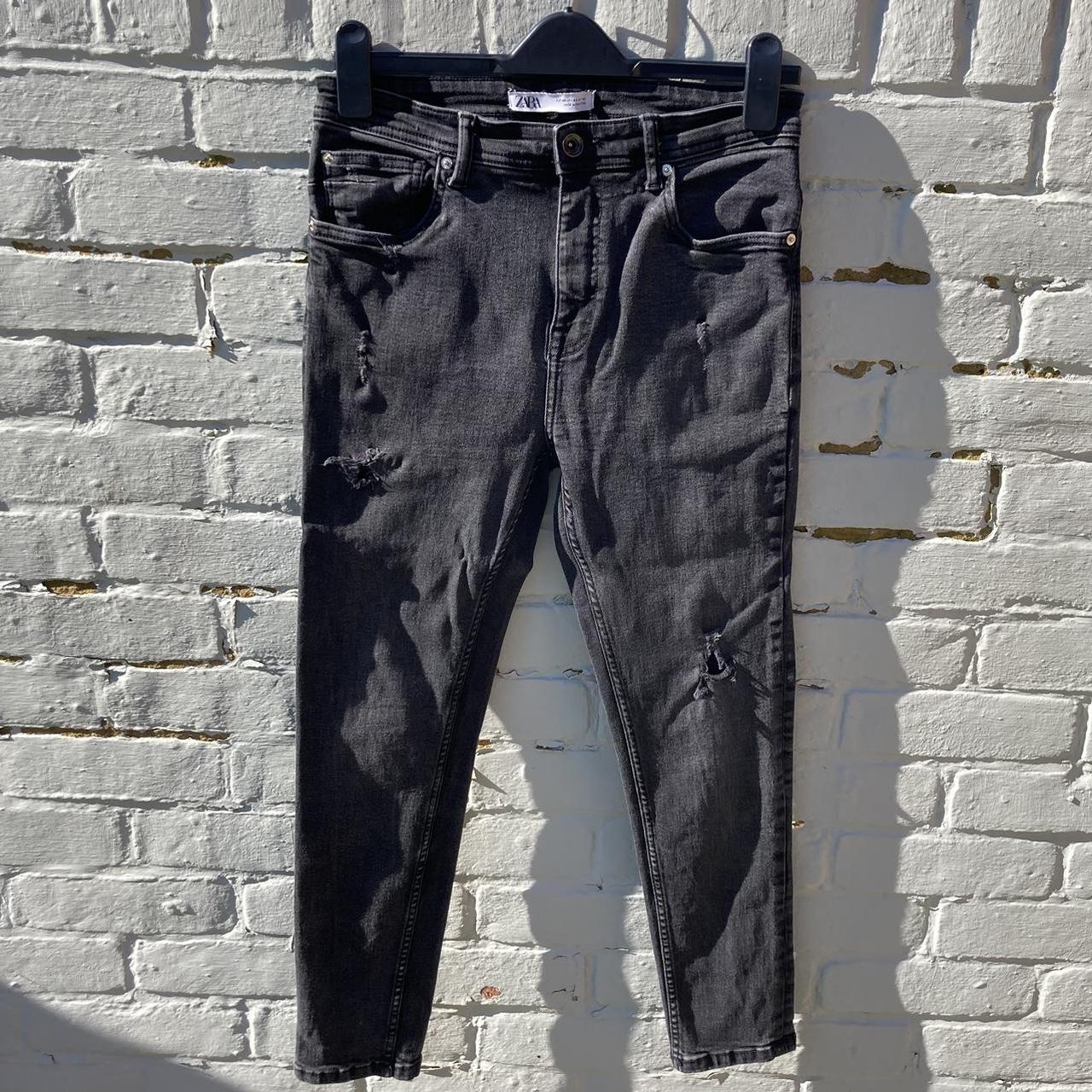 Zara Men's Black Jeans Depop