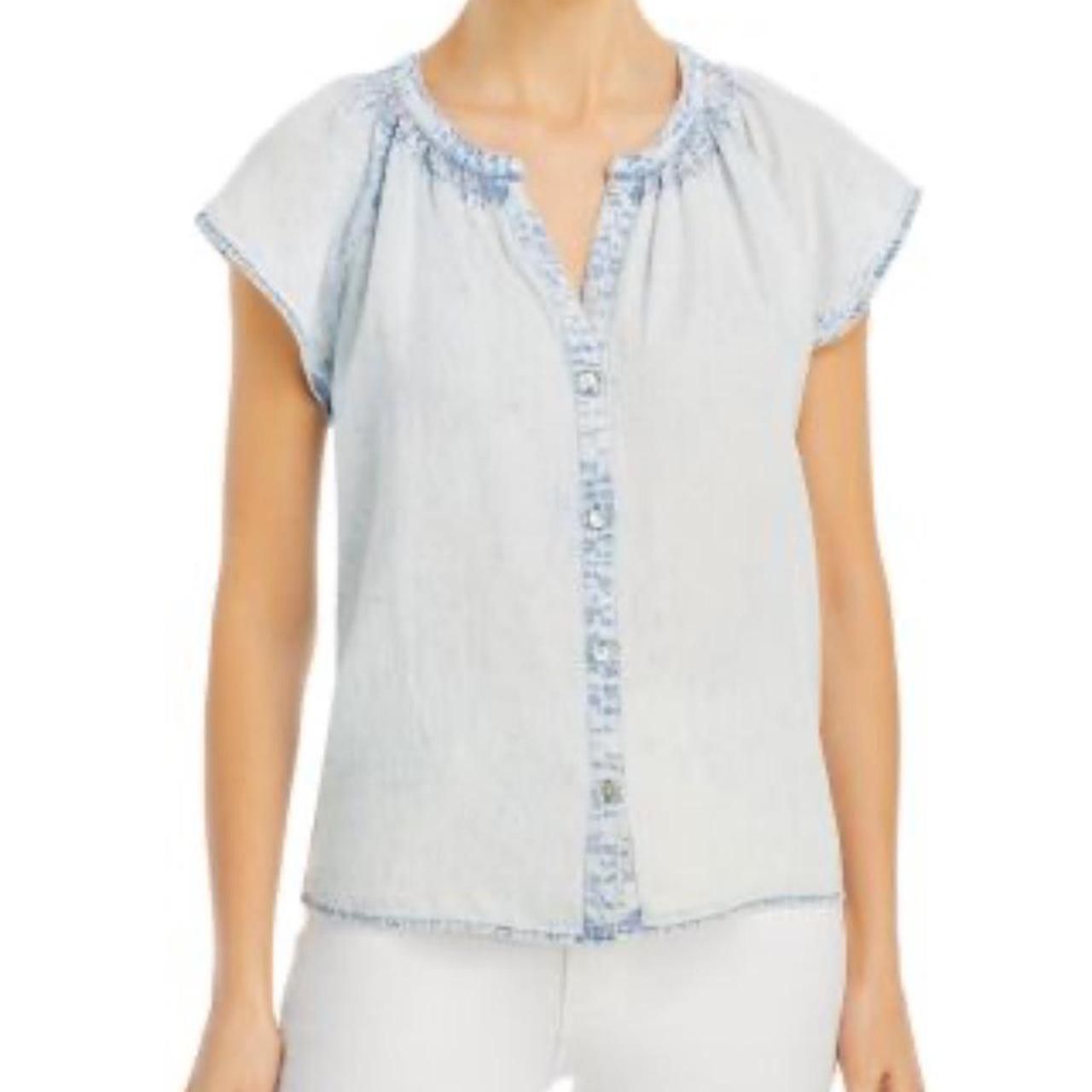 Rails Women's Blouse - Blue - S – Rails chambray … - image 1