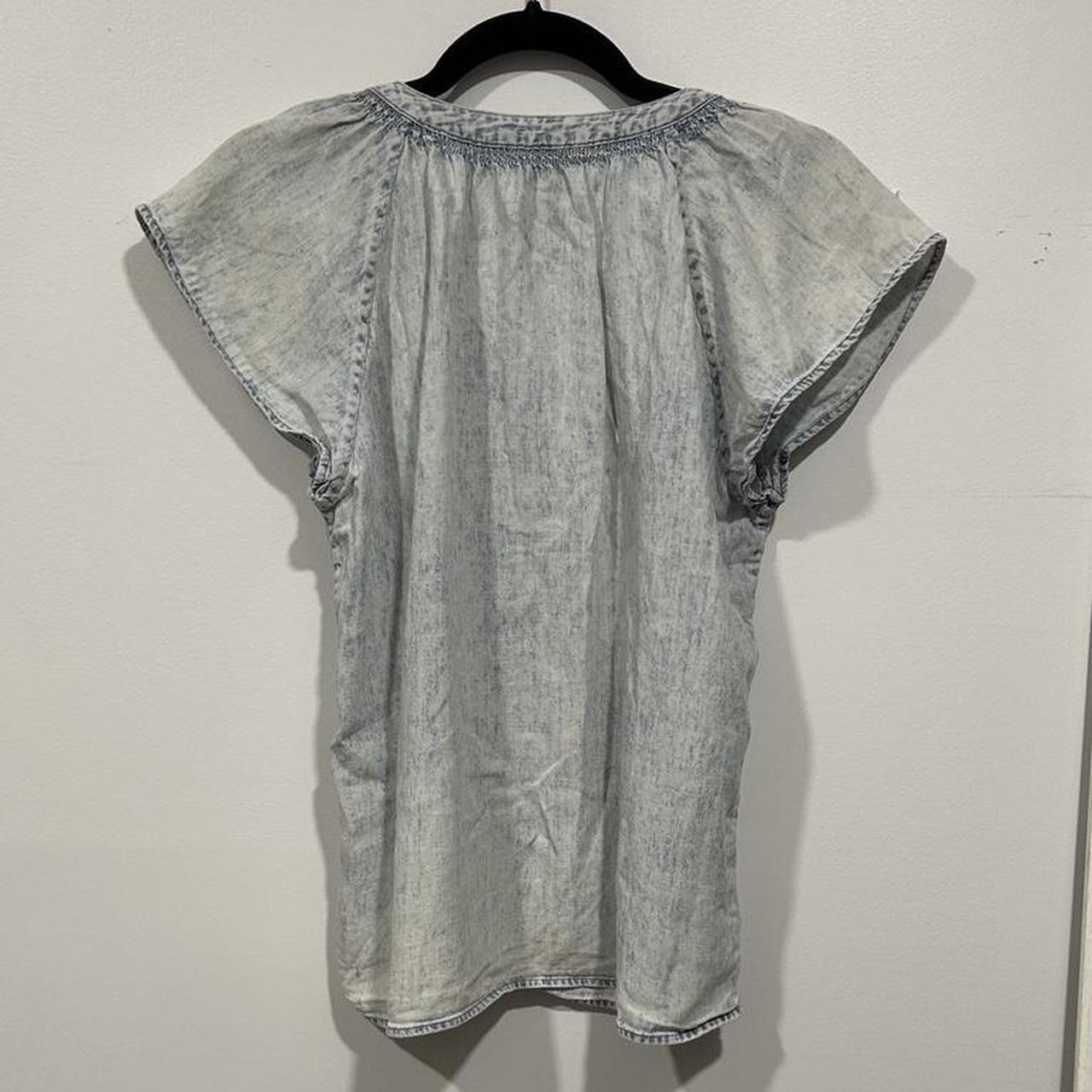 Rails Women's Blouse - Blue - S – Rails chambray … - image 5