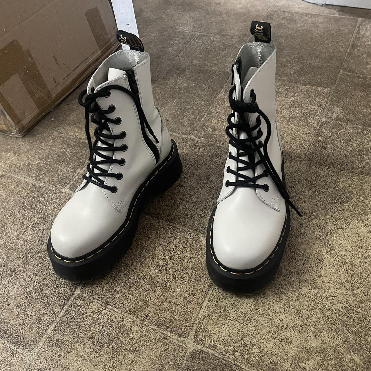 Dr martens jadon white best sale size 6