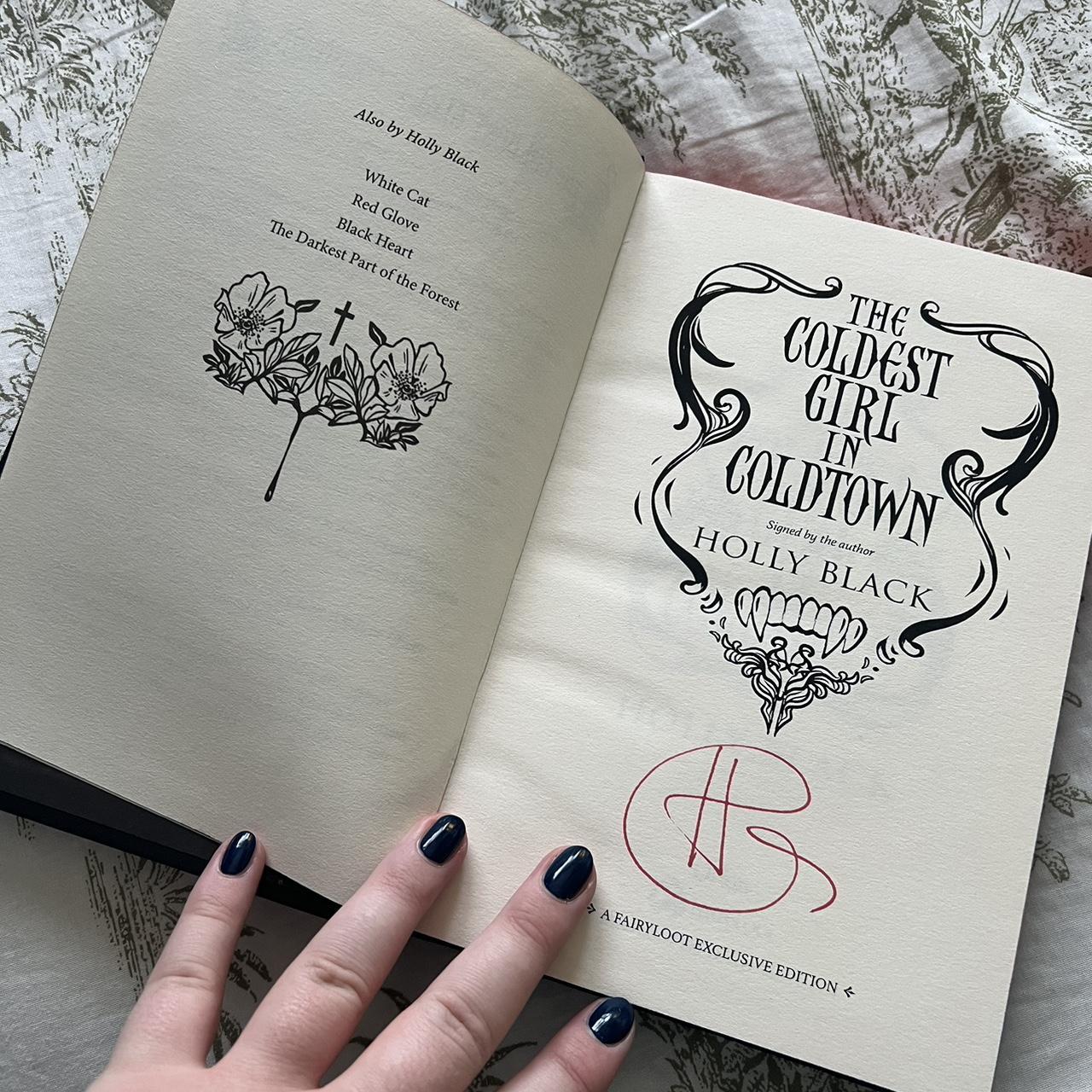 The coldest girl in coldtown Fairyloot Signed buy