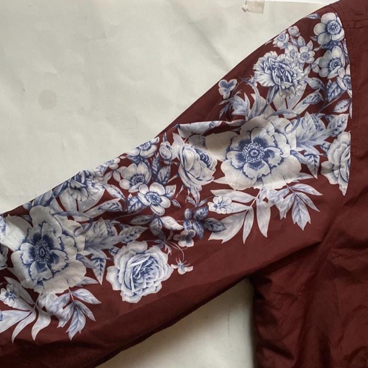 Floral Bomber Jacket by TALLIA Features Depop