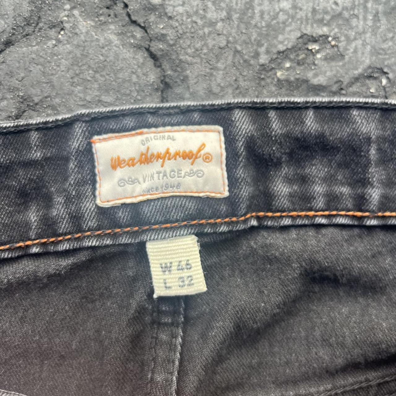 Insanely baggy vintage waterproof brand jeans Size... - Depop