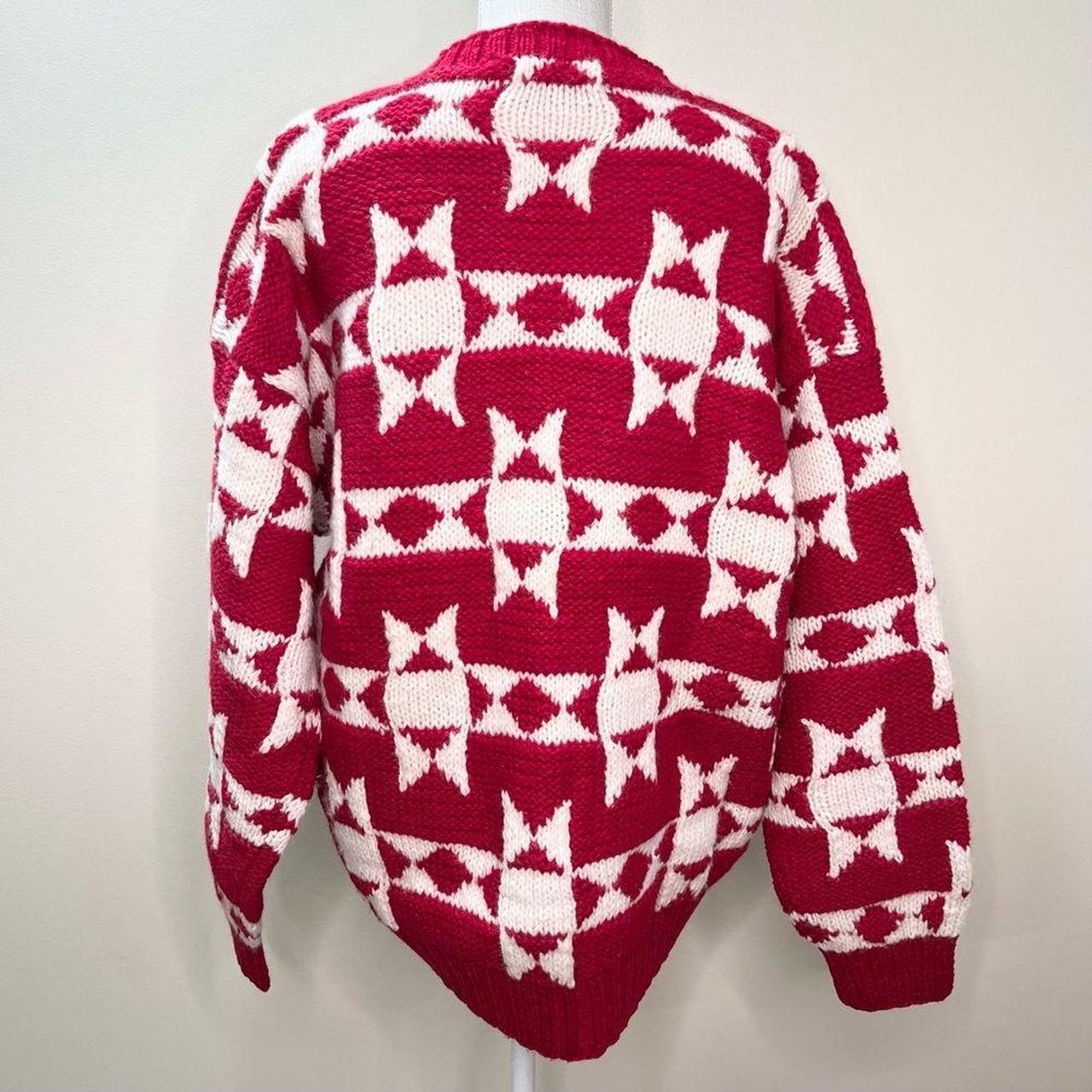 Source Unknown Men's Sweater - Red/White - L – VT… - image 5