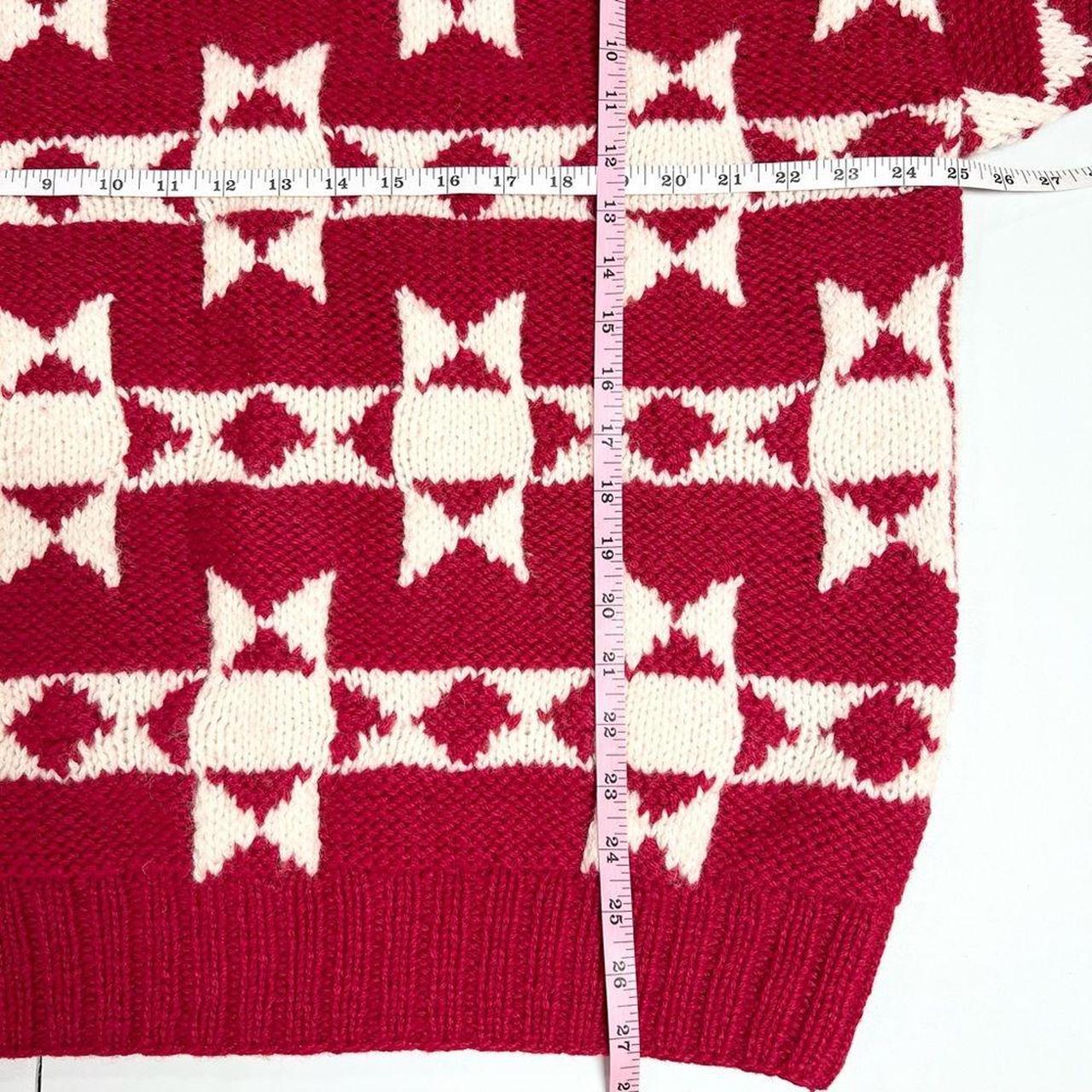 Source Unknown Men's Sweater - Red/White - L – VT… - image 8
