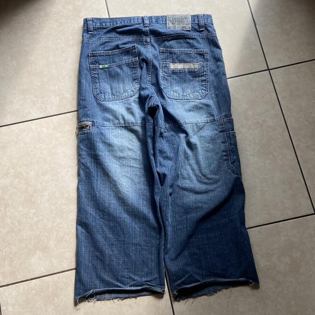 baggy southpole jeans very vintage -size 36 -really... - Depop