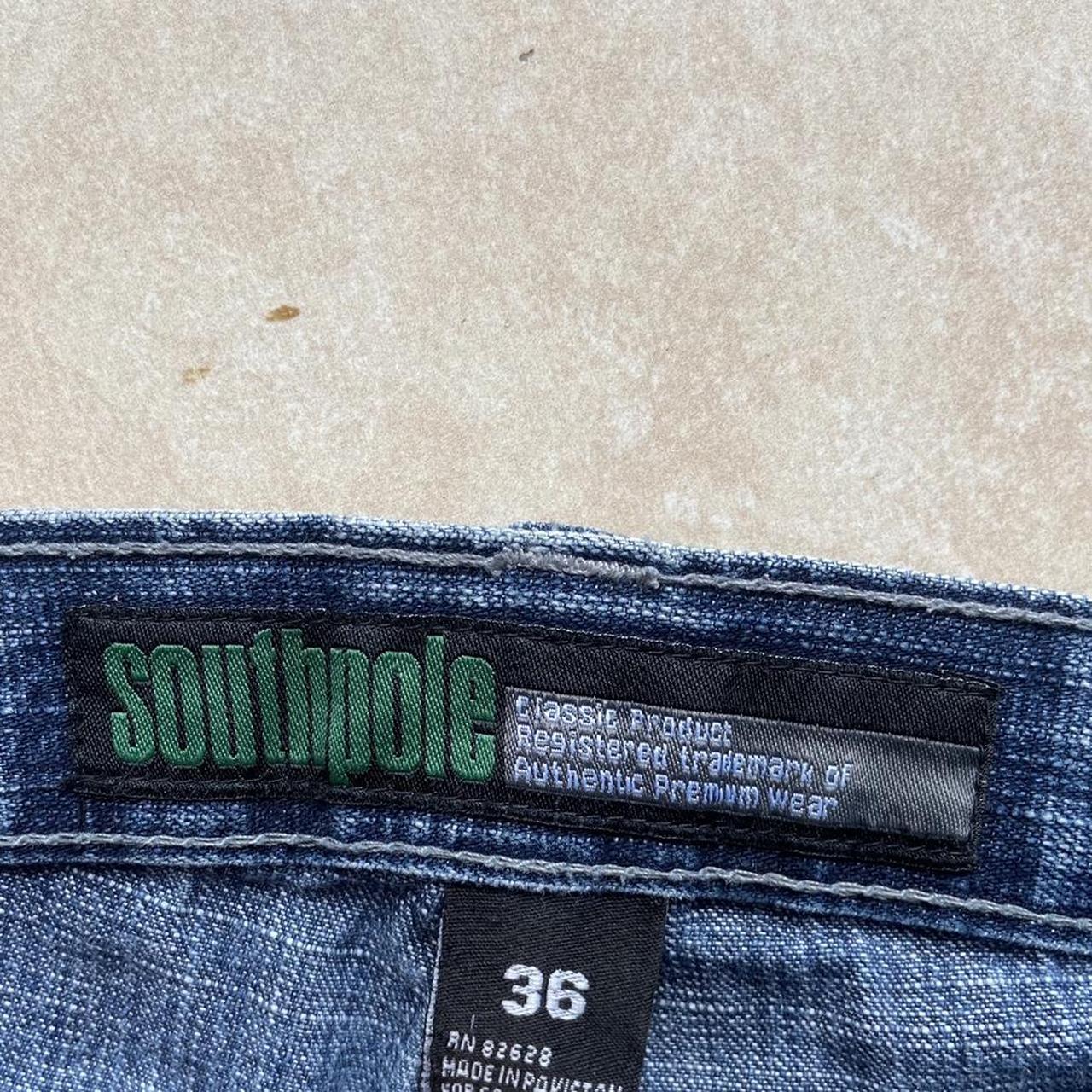 baggy southpole jeans very vintage -size 36 -really... - Depop