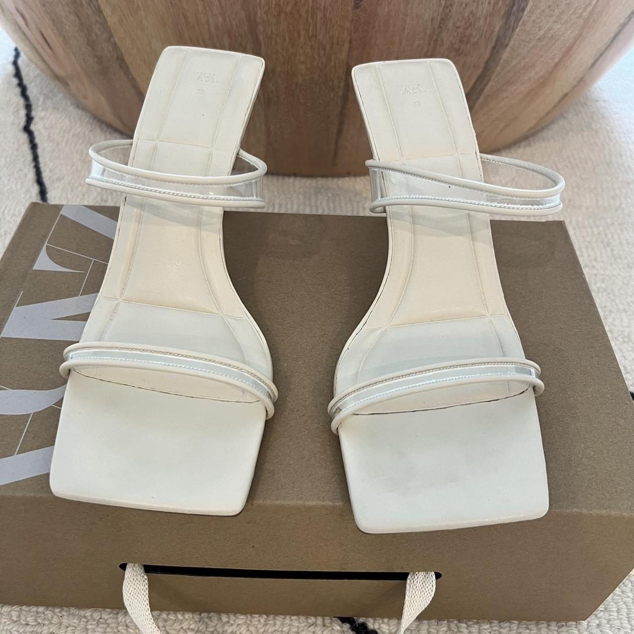 ZARA VINYL STRAPPY Square Color: Depop