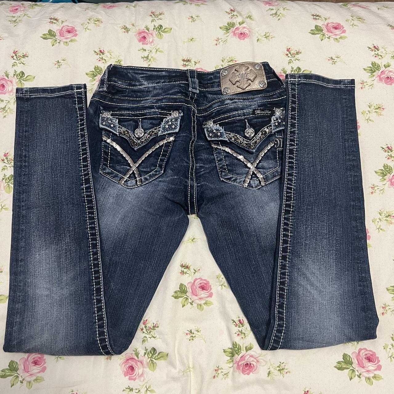 y2k MISS ME jeans skinny size 25 #missme... - Depop