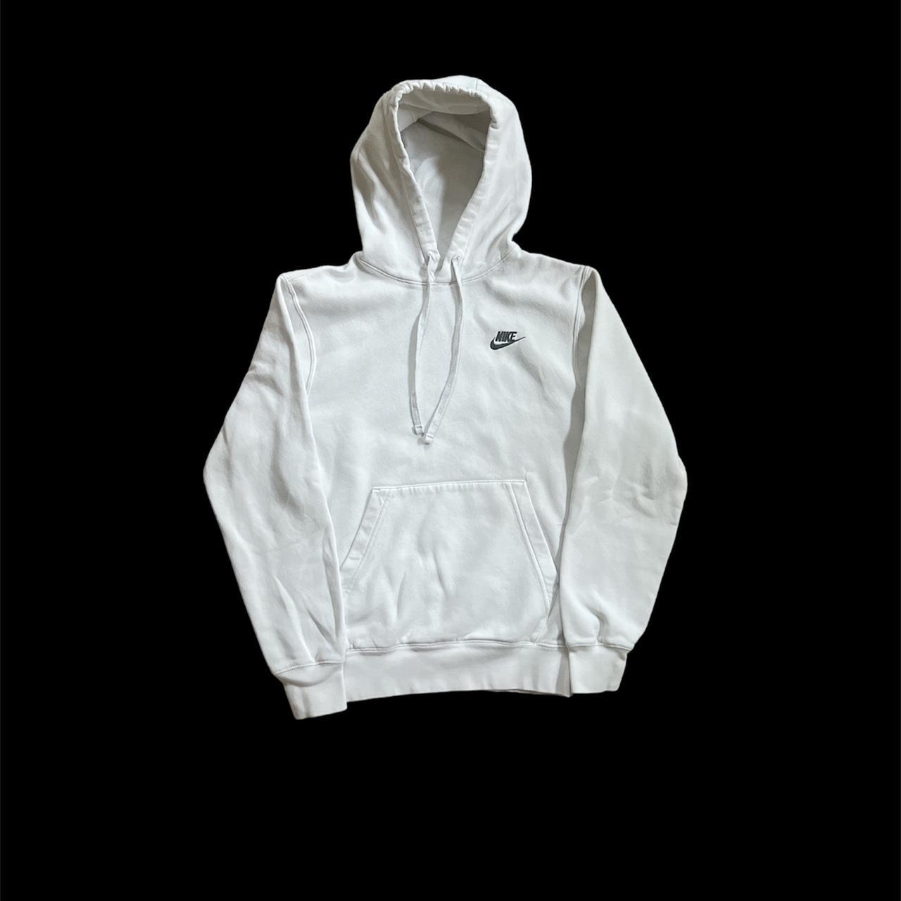 mens all white nike hoodie