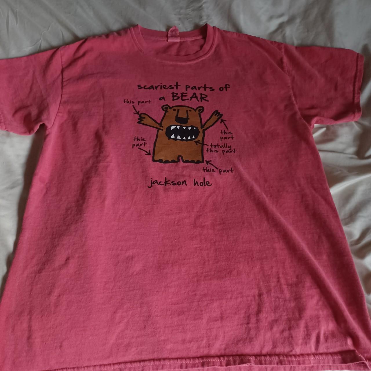 Men's Pink and Brown T-shirt | Depop