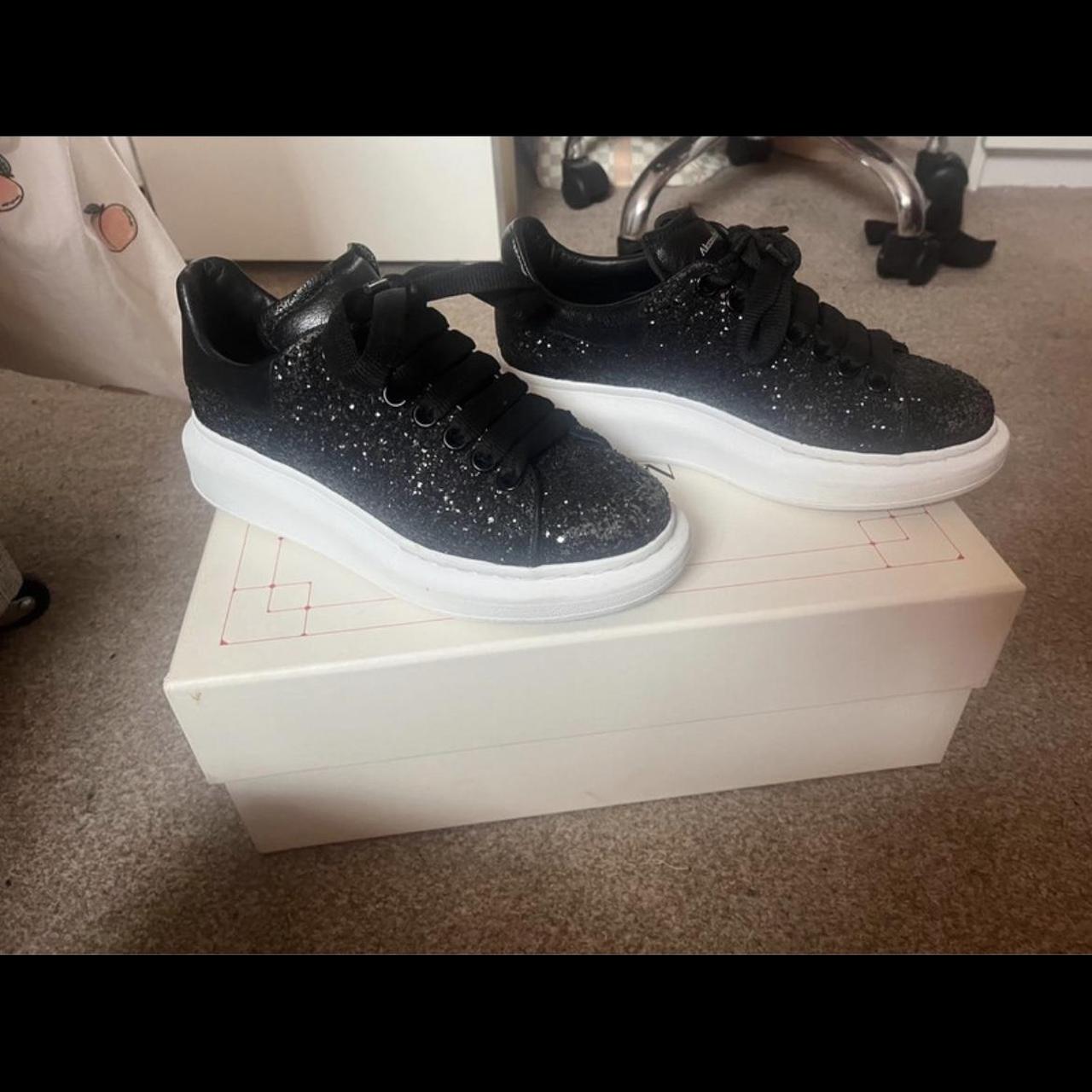 Alexander McQueen glitter oversized sneakers Size