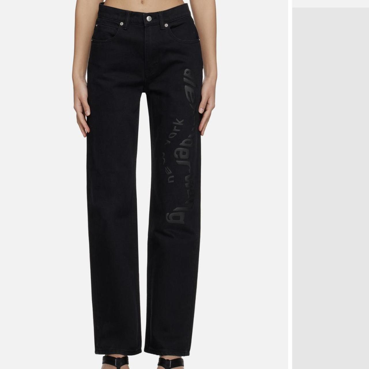 Alexander Wang ☆ブラック EZ ジーンズ ALEXANDER WANG Black EZ Jeans WORN ONCE | Depop