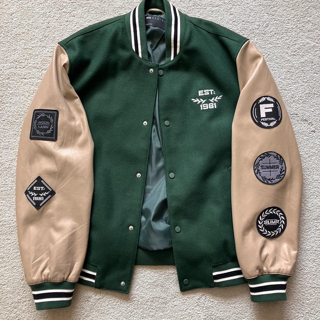 90s Green Varsity Jacket