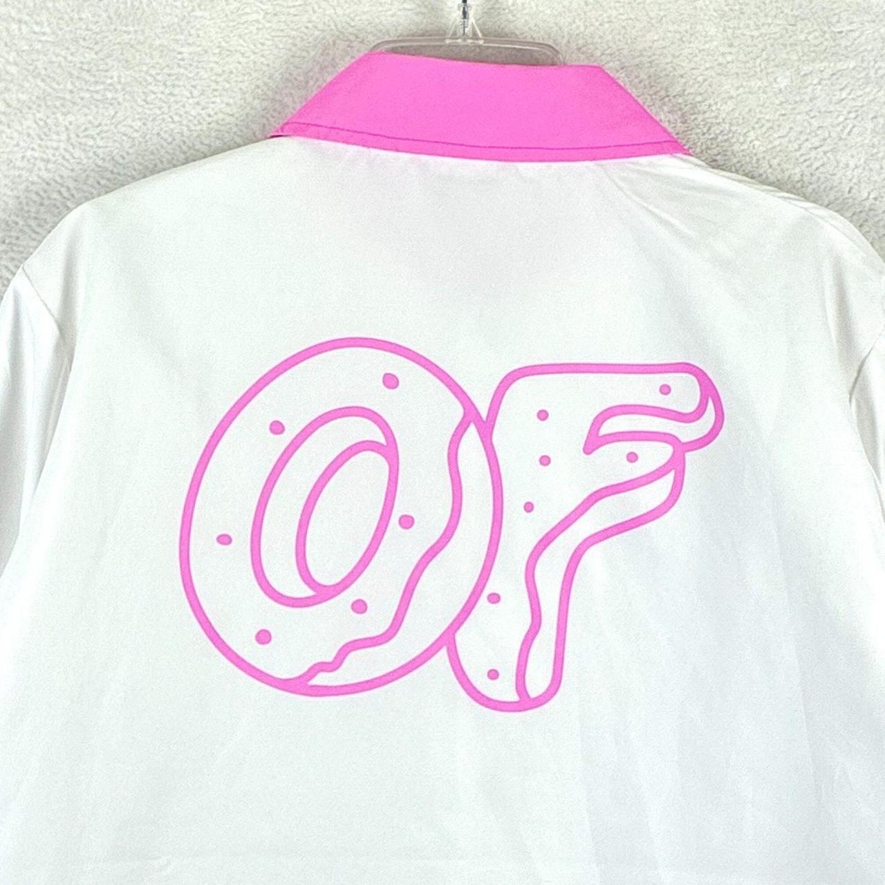 Odd Future Men's Lightweight Jacket - White/Pink … - image 3