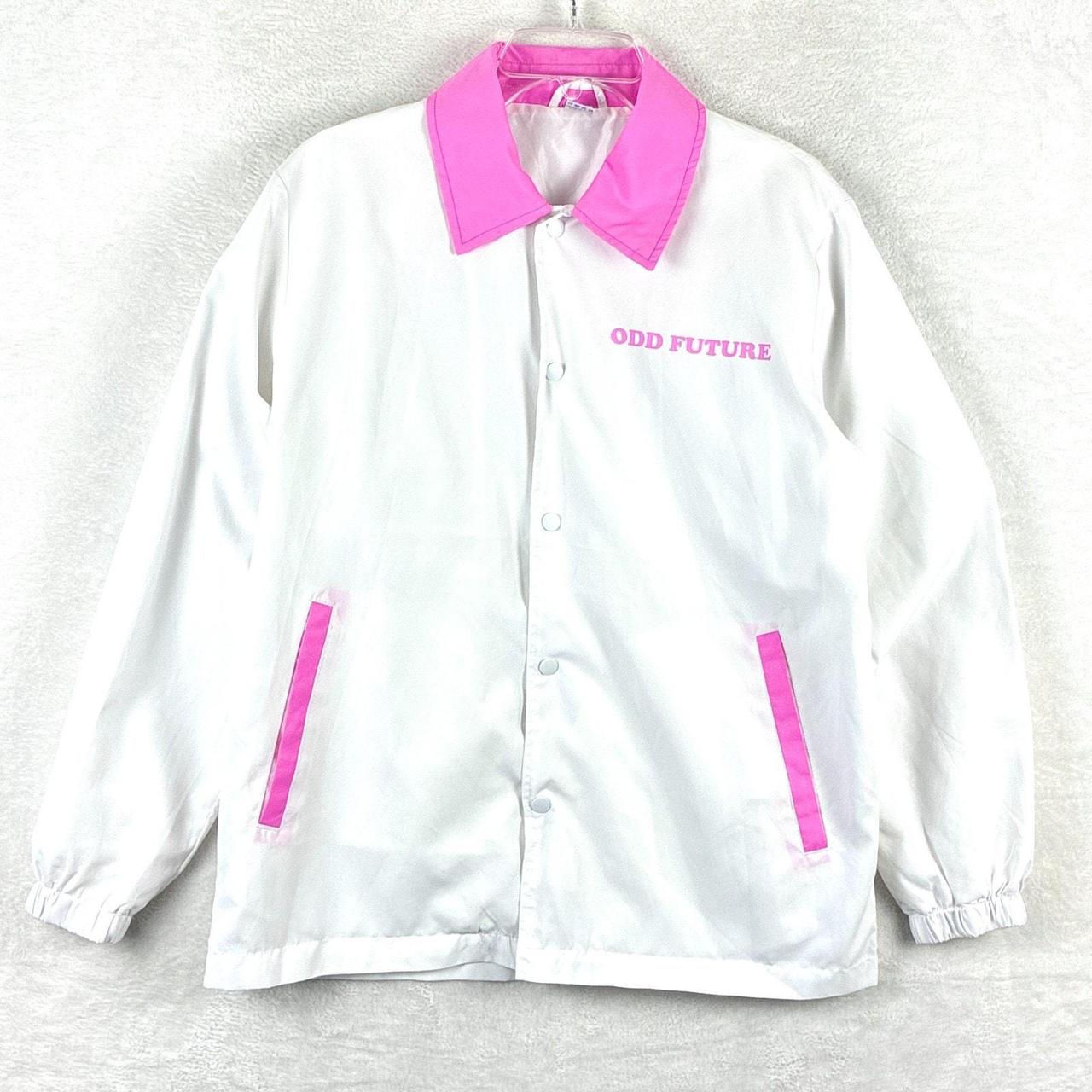 Odd Future Men's Lightweight Jacket - White/Pink … - image 1