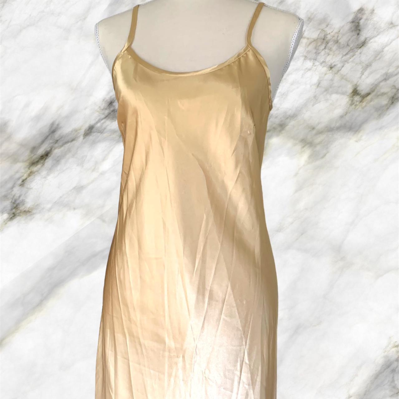⭐️BEAUTIFUL GOLD SLIP MAXI DRESS⭐️ Stunning glam long... Depop