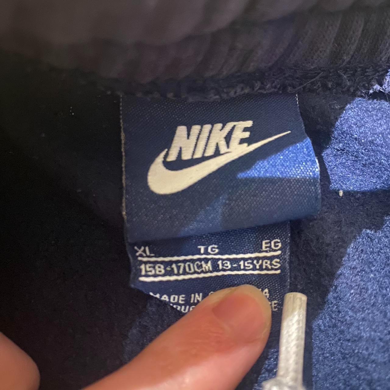 Navy Nike joggers Kids XL (age 1315) would fit a... Depop