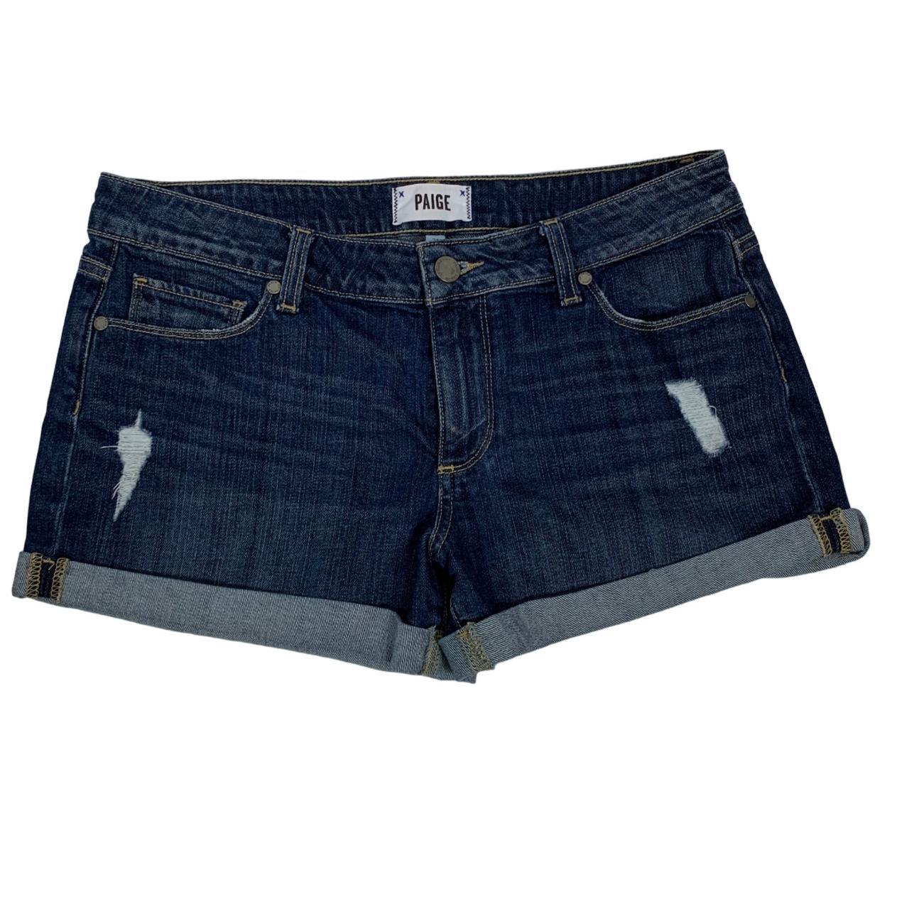 ◇短パン◇【boohoo】リップドジーンズ ショート / vintage blue Amazon | デニムショートパンツ レディース ショーパン 短パン