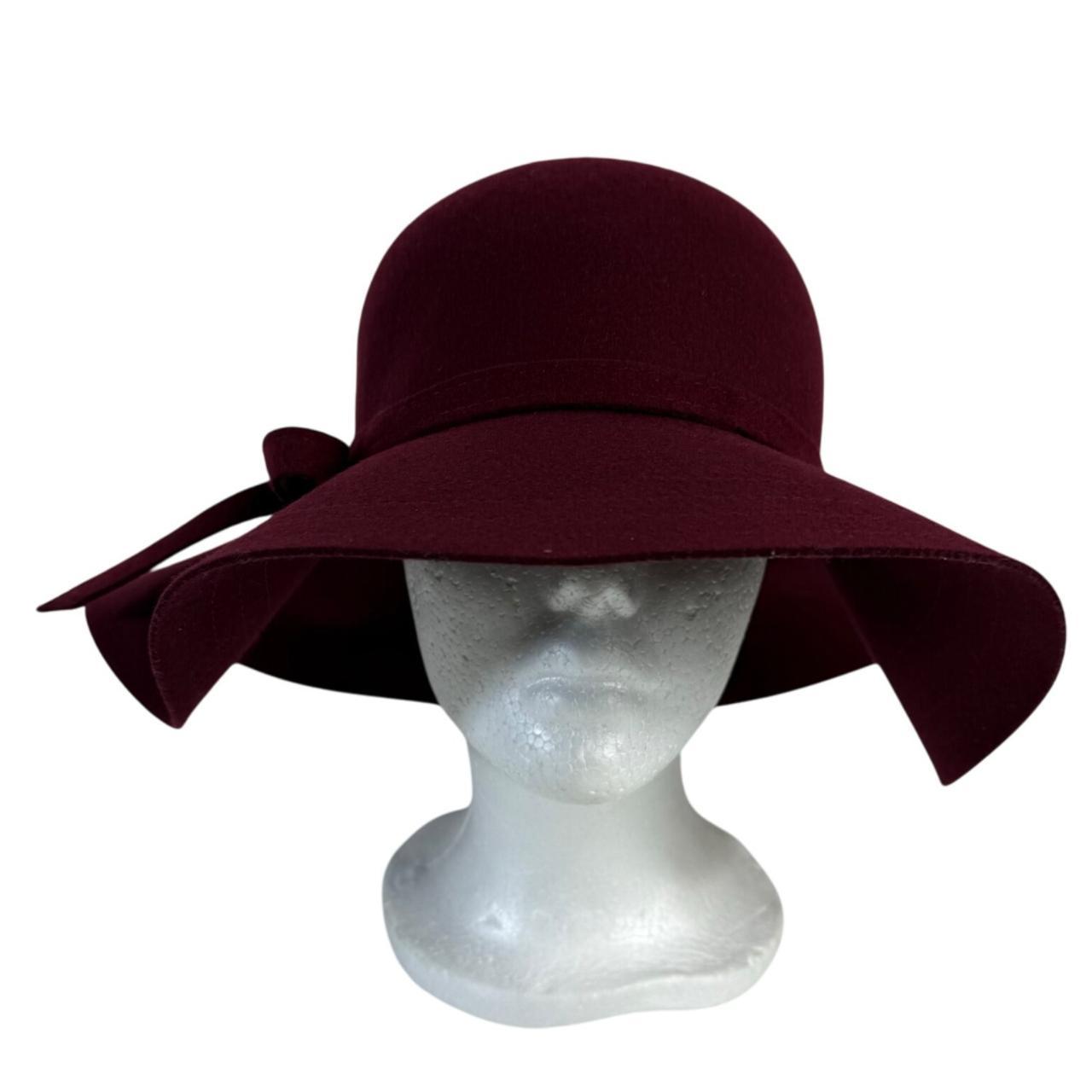 Boho Wide Brim Wool Floppy Hat Hippy Cloche