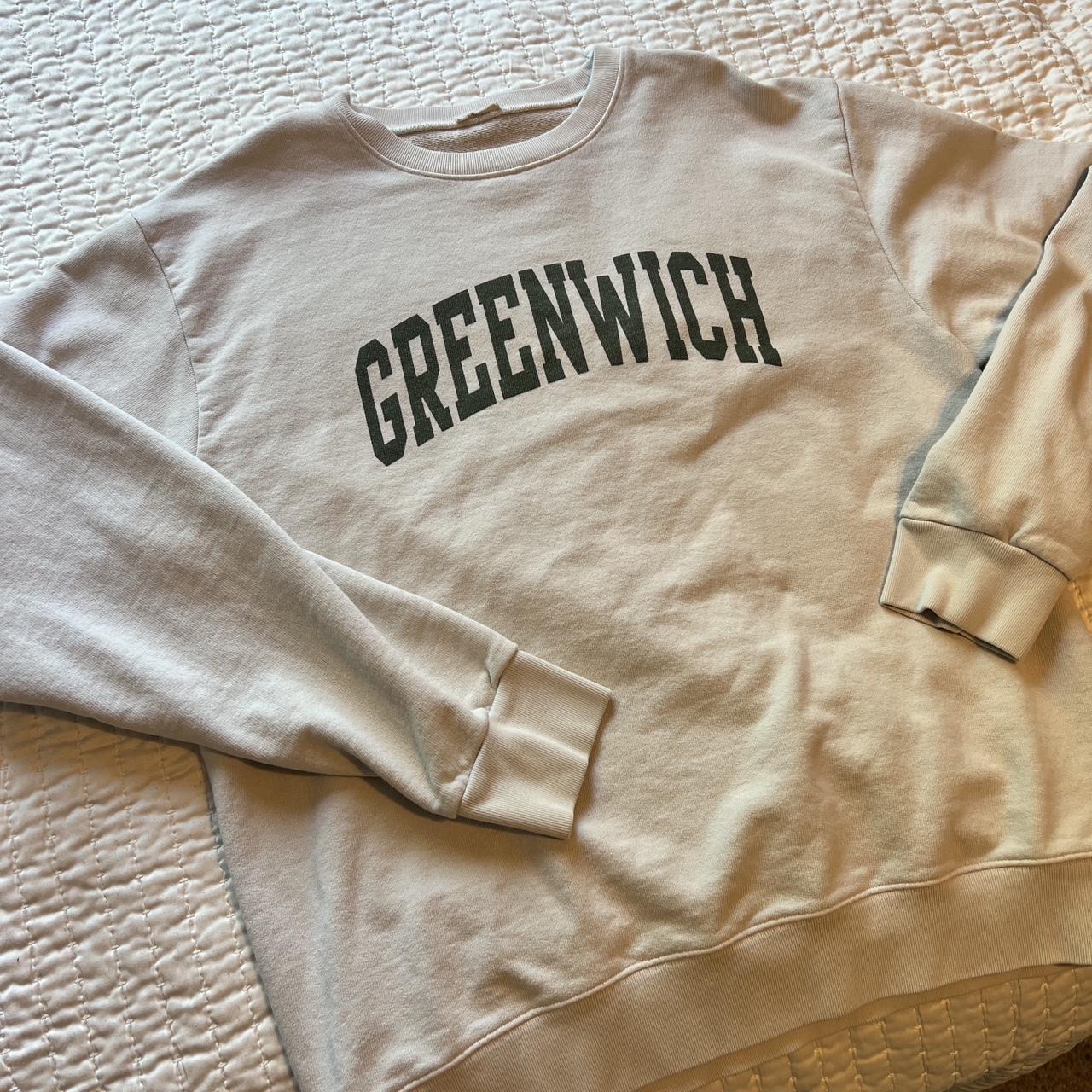 brandy melville greenwich oversized cream... Depop