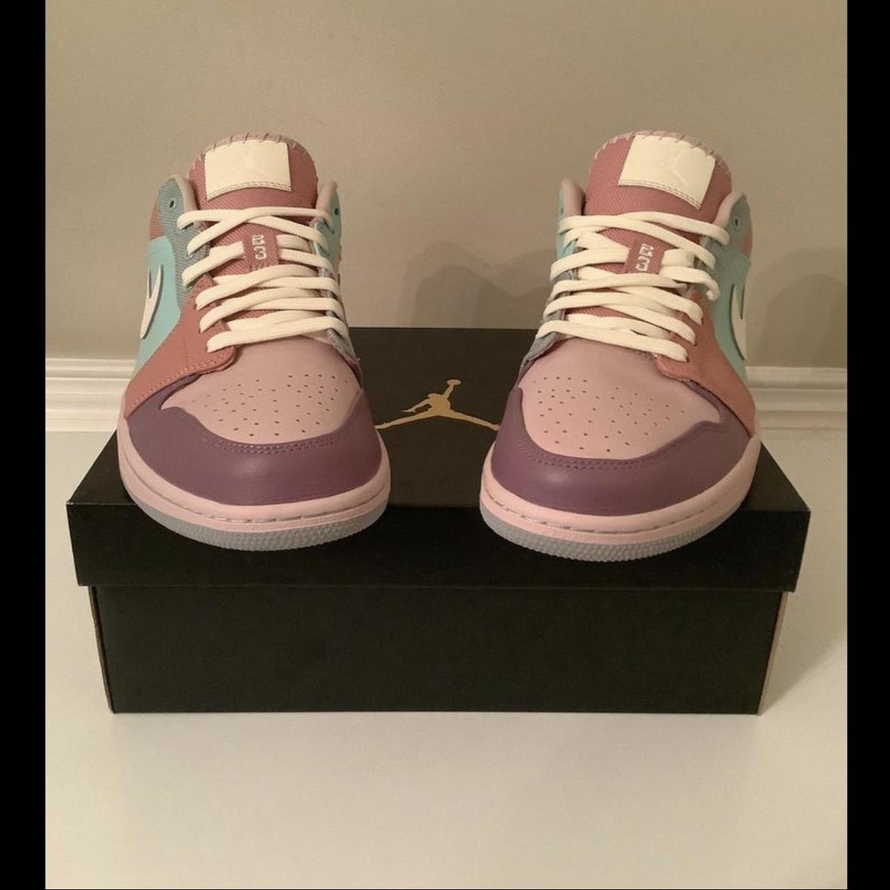 DS Air Jordan 1 Low Champagne Coconut Milk men size... - Depop