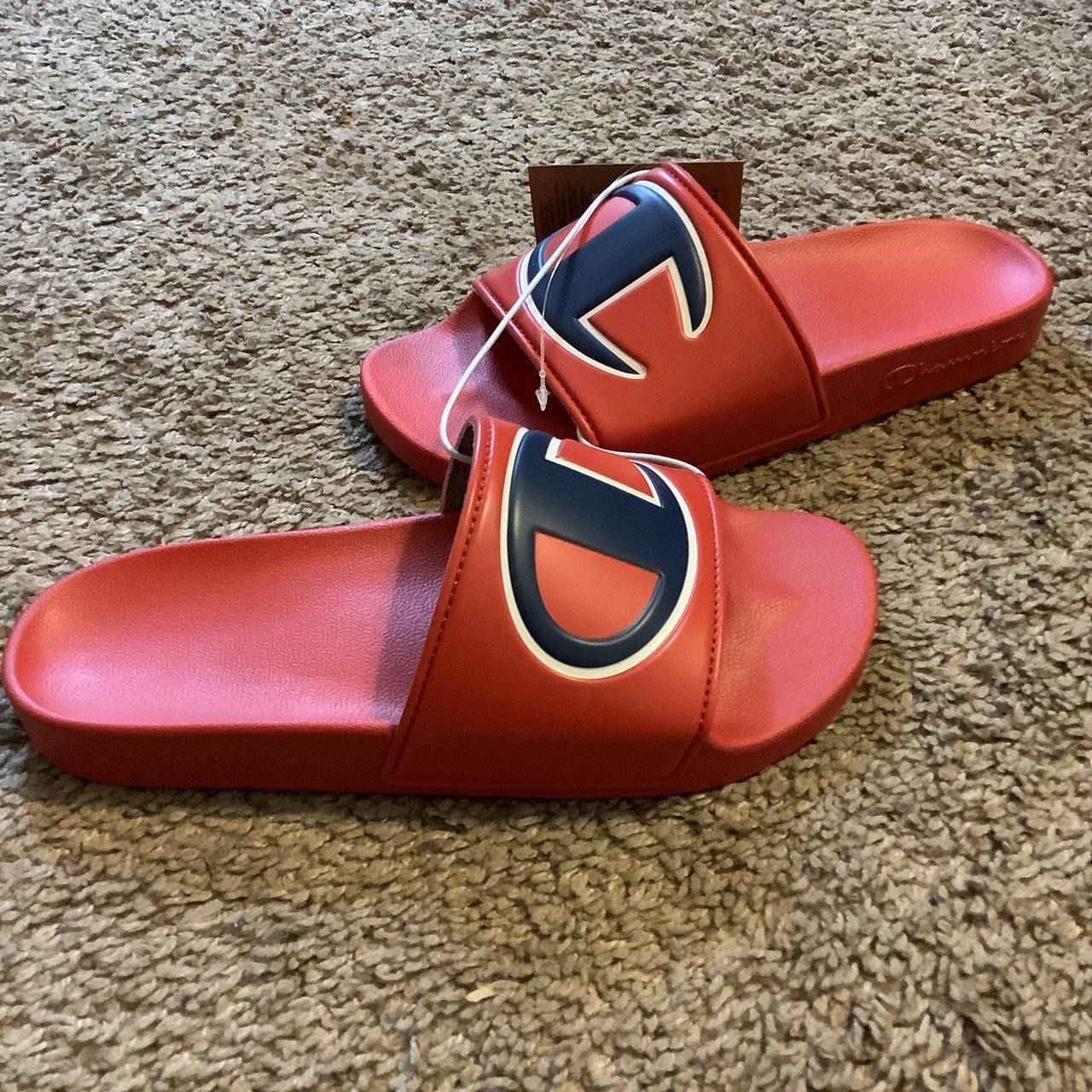 New Champion slides youth size 6 - Depop