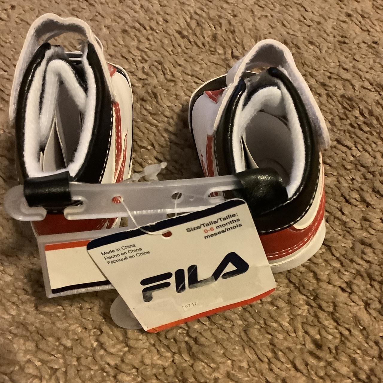 New FILA infant shoes size 0 6 months