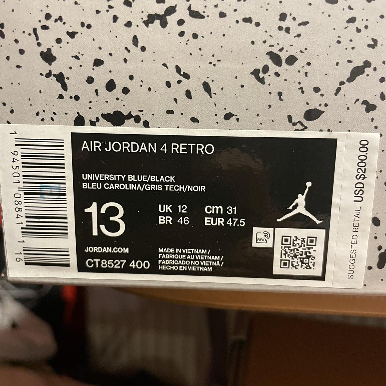 size 12 jordan 4