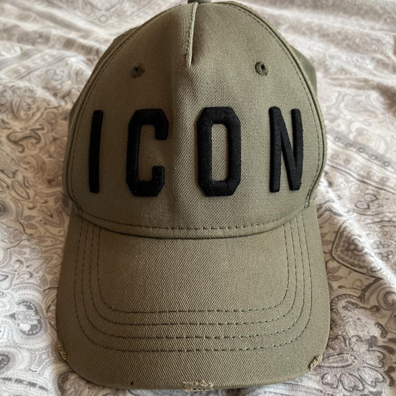 Khaki hot sale icon cap