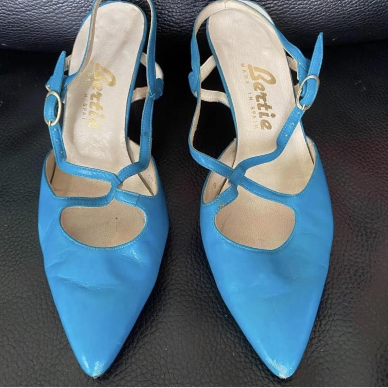 Bertie Women's Blue Sandals (2)